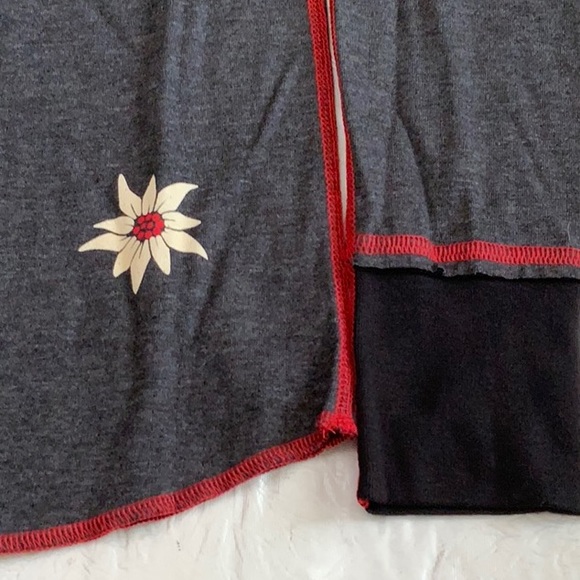 Alp-n-Rock SKI CANADA long sleeve Tee -Heather Black - Picture 8 of 14